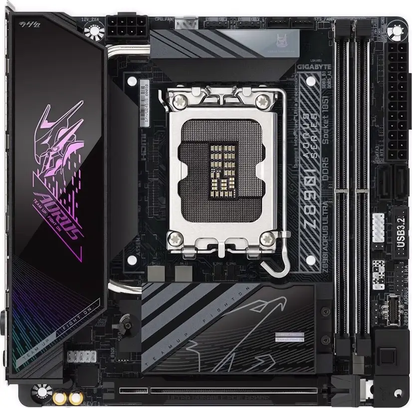 Montaje Placa Base Gigabyte Z890I AORUS ULTRA Gaming PC Alcorcón